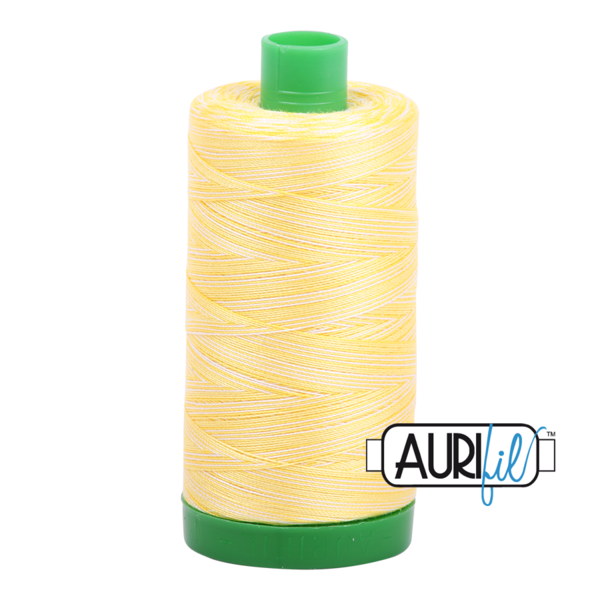 #3910 Lemon Ice Variegated Aurifil Cotton Thread