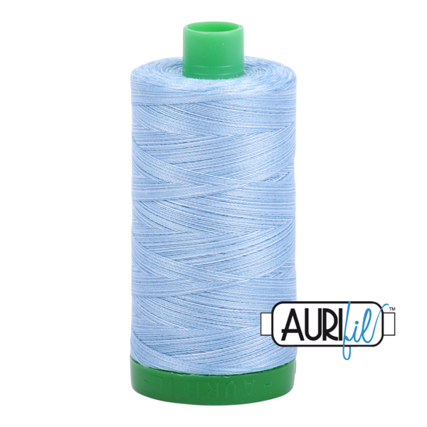 #3770 Stone Washed Denim Variegated Aurifil Cotton Thread