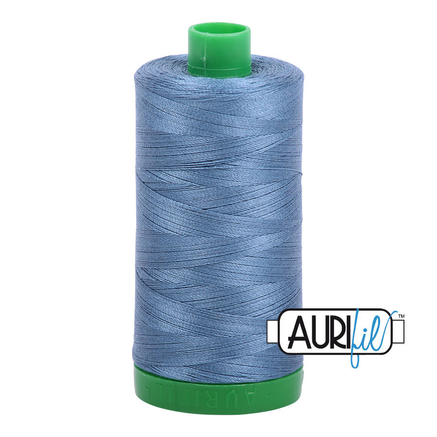 #1126 Blue Grey Aurifil Cotton Thread