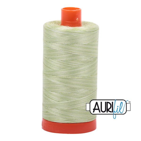 #3320 Light Spring Green Variegated Aurifil Cotton Thread