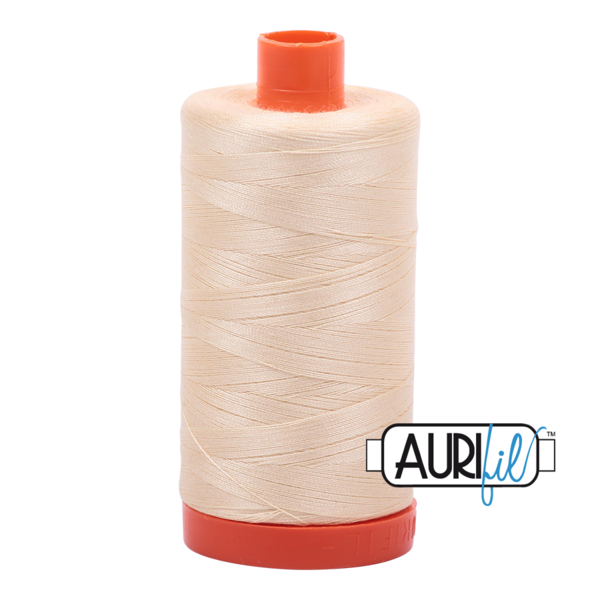 #2123 Butter Aurifil Cotton Thread