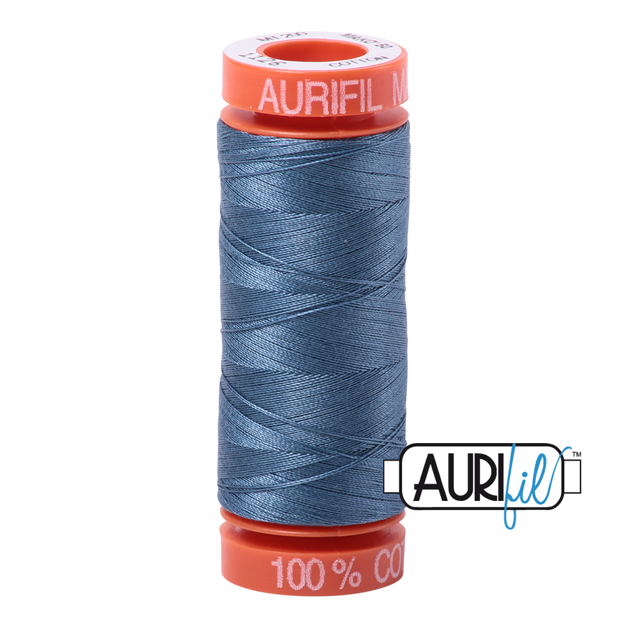 #1126 Blue Grey Aurifil Cotton Thread