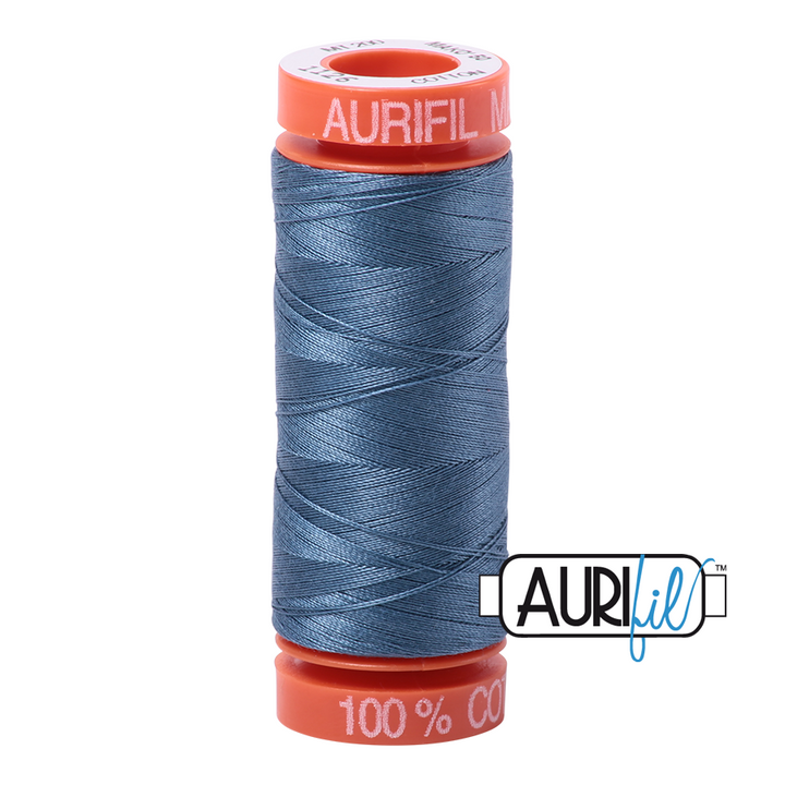 #1126 Blue Grey Aurifil Cotton Thread