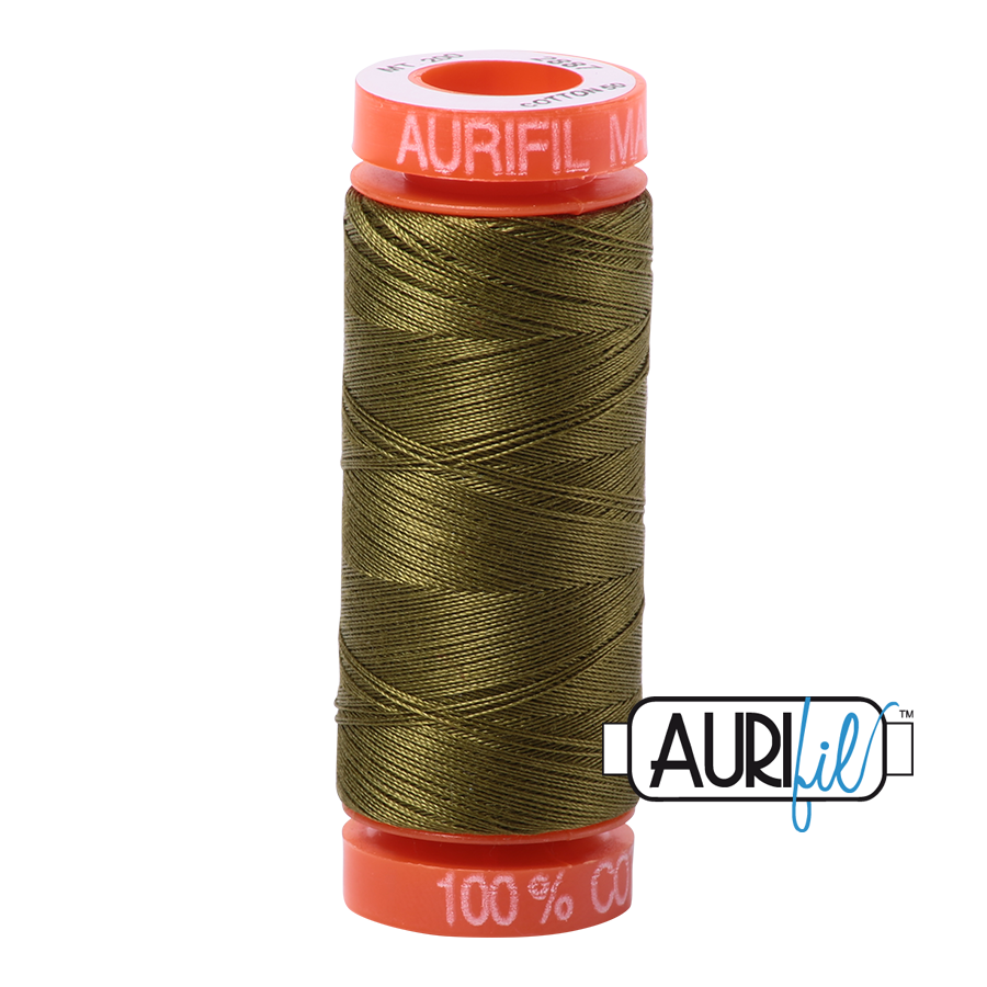 #2887 Very Dark Olive Aurifil Cotton Thread