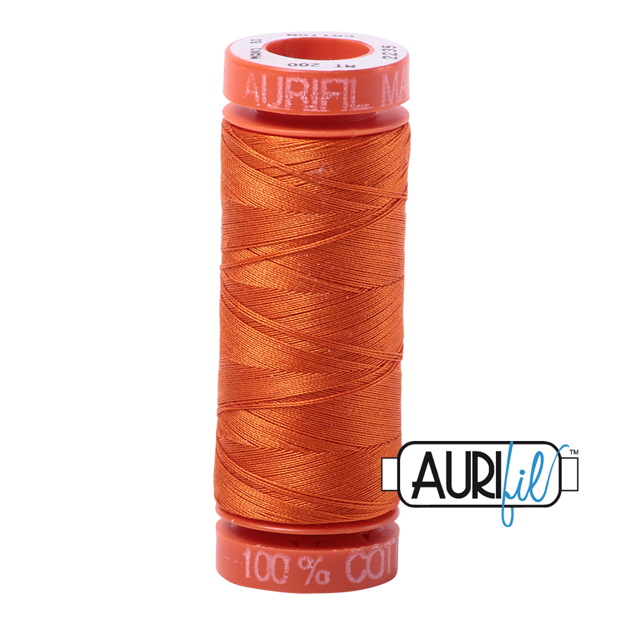 #2235 Orange Aurifil Cotton Thread