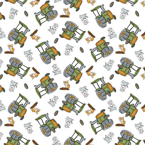 Farmyard Tails - Tossed Tractor - 6900-01