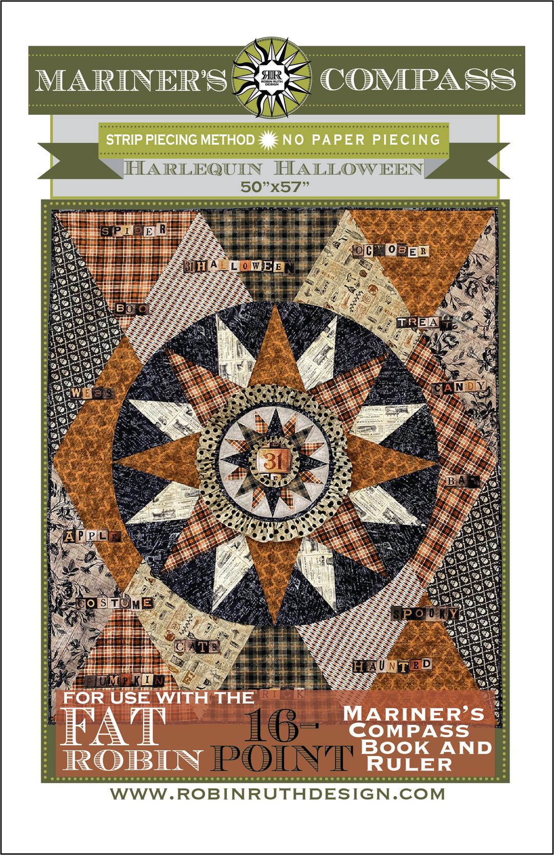 Harlequin Halloween Pattern