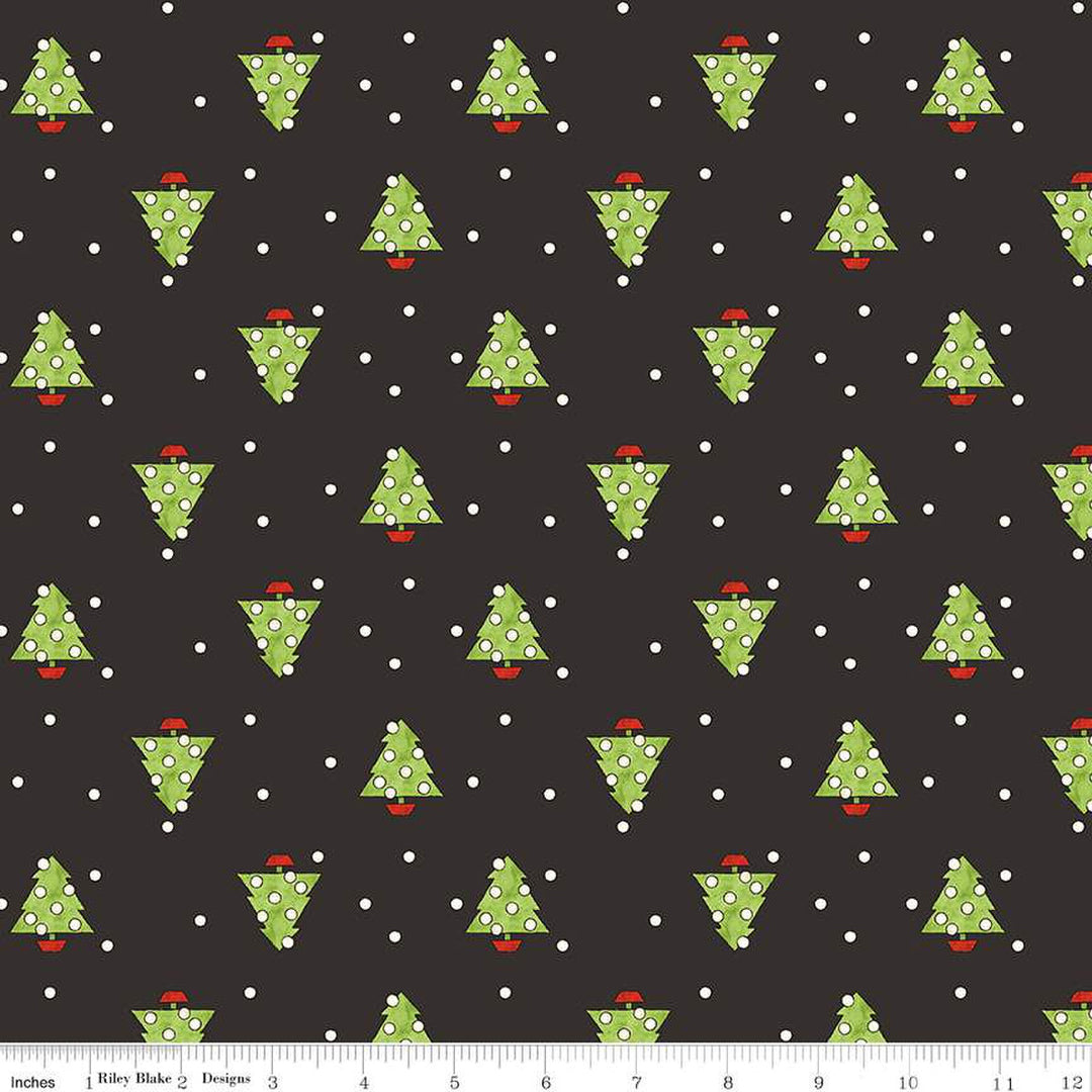 Nicholas - Tiny Trees Black - C12339-BLACK