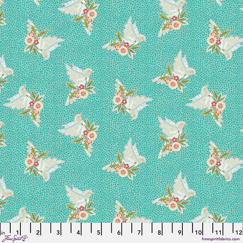Love Santa - Christmas Dove Blue - PWCD031.XBLUE