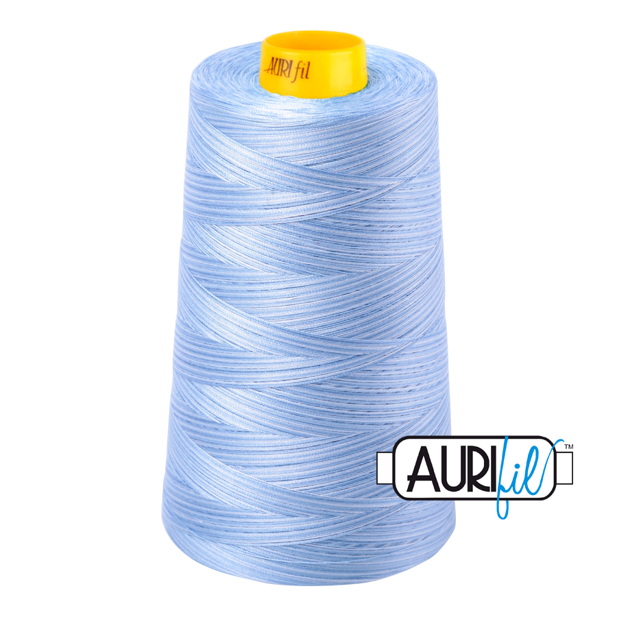 #3770 Stone Washed Denim Variegated Aurifil Cotton Thread