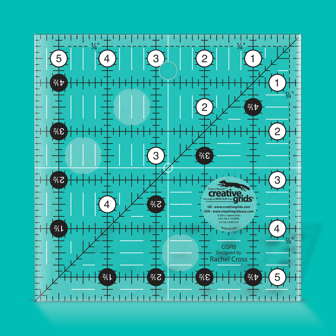 Creative Grids Quilt Ruler 5 1/2 in square