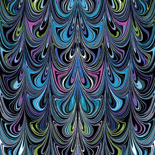 Needle Stars - Chandelier Blue/Multi - 13473-55