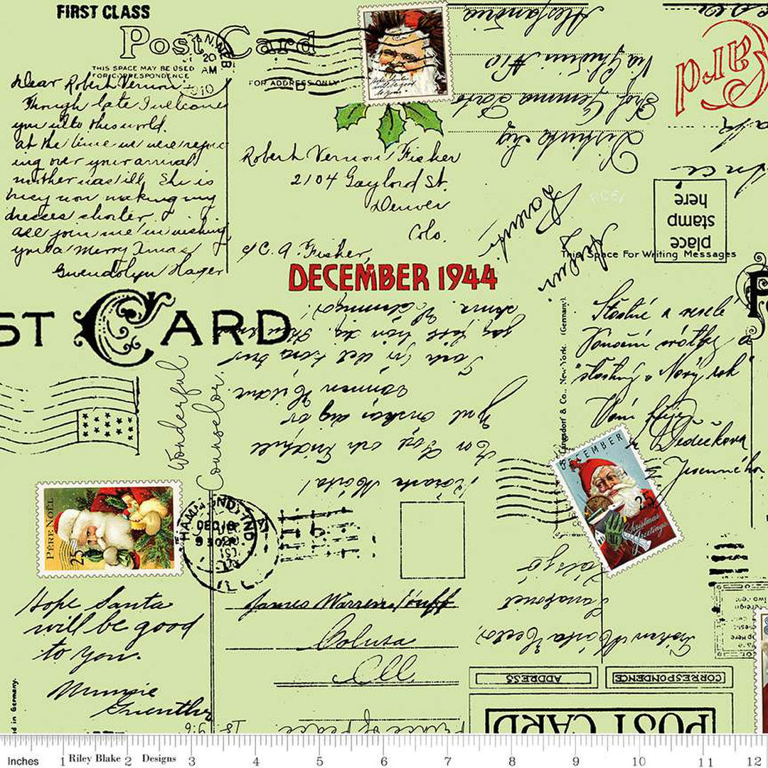 Nicholas - Christmas Greetings Green - C12336-GREEN