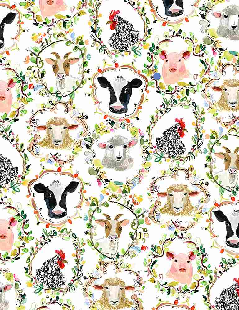 Hay There - Animal Gallery - STELLA-DJL2248 WHITE