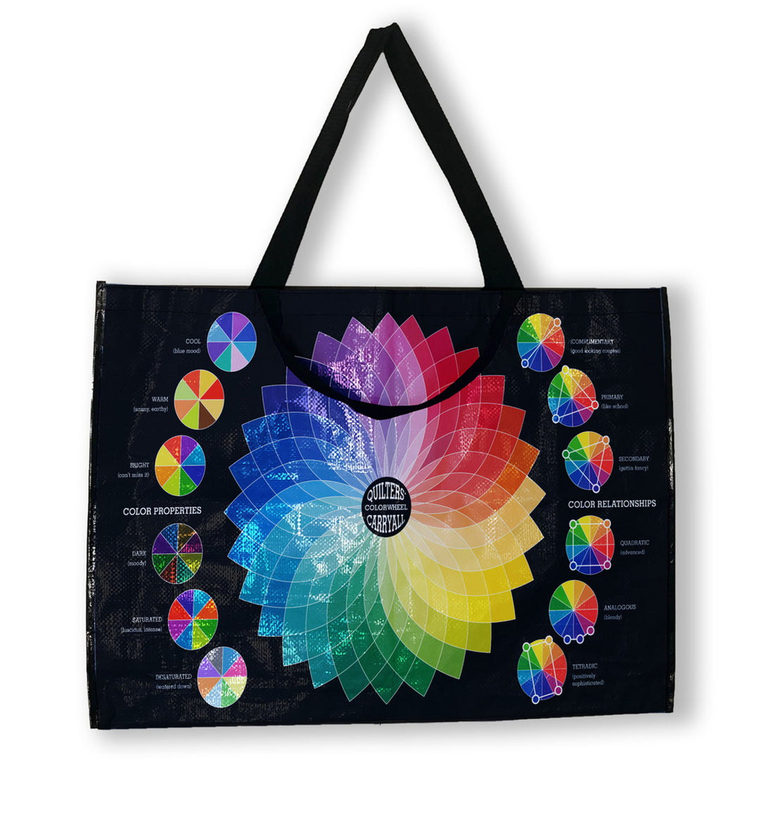 Quilters Color Wheel Carry All Tote
