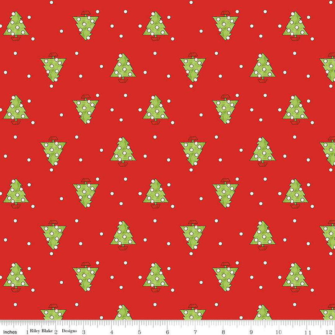 Nicholas - Tiny Trees Red - C12339-RED