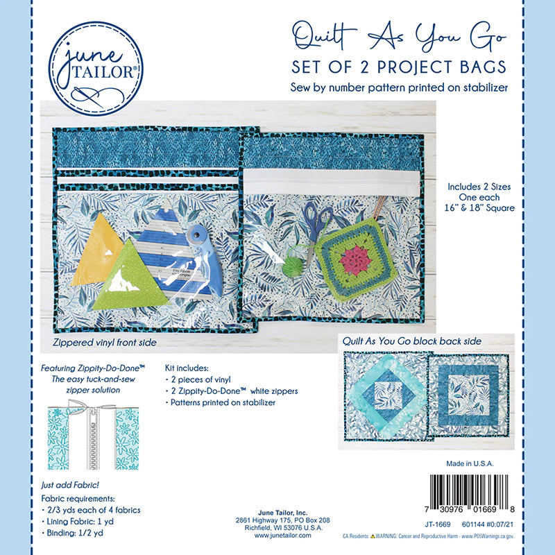 Zippity-Do-Done Project Bags - June Tailor