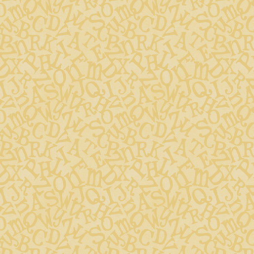 ABC's - Tossed Alphabet Yellow - 13177-33