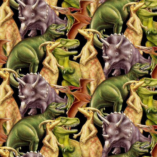 March of the Dinosaurs - Dinosaur Collage