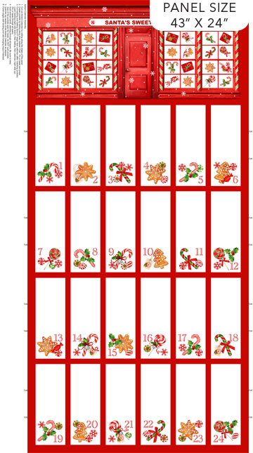Panel 226 - Peppermint Candy - Advent Calendar