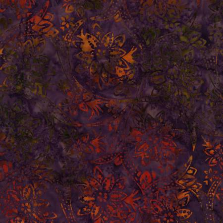 Plum Holiday Batik