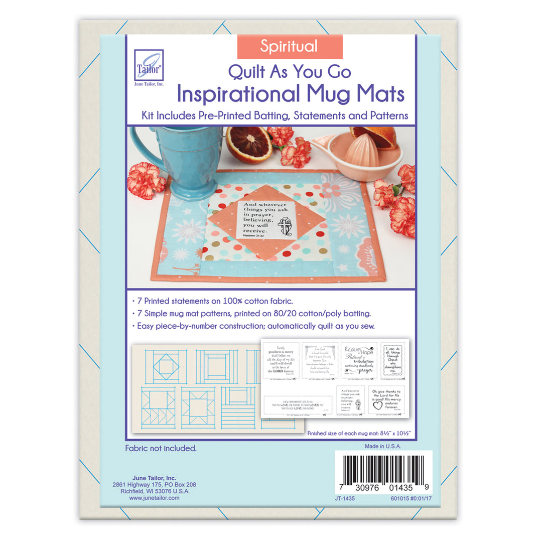 QAYG Inspirational Mug Mats - Spiritual - June Tailor