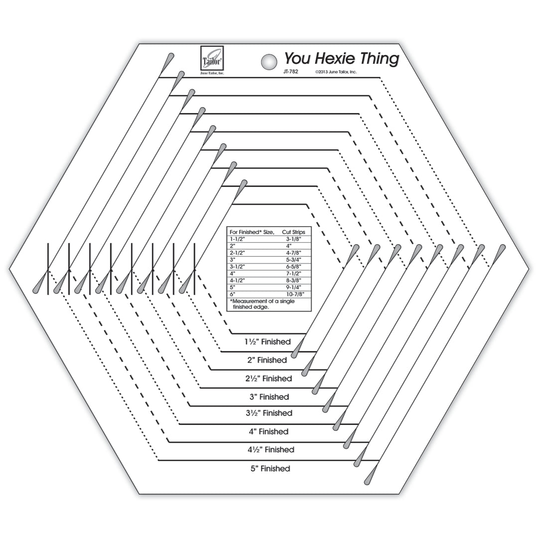 You Hexie Thing Hexagon Ruler - June Tailor