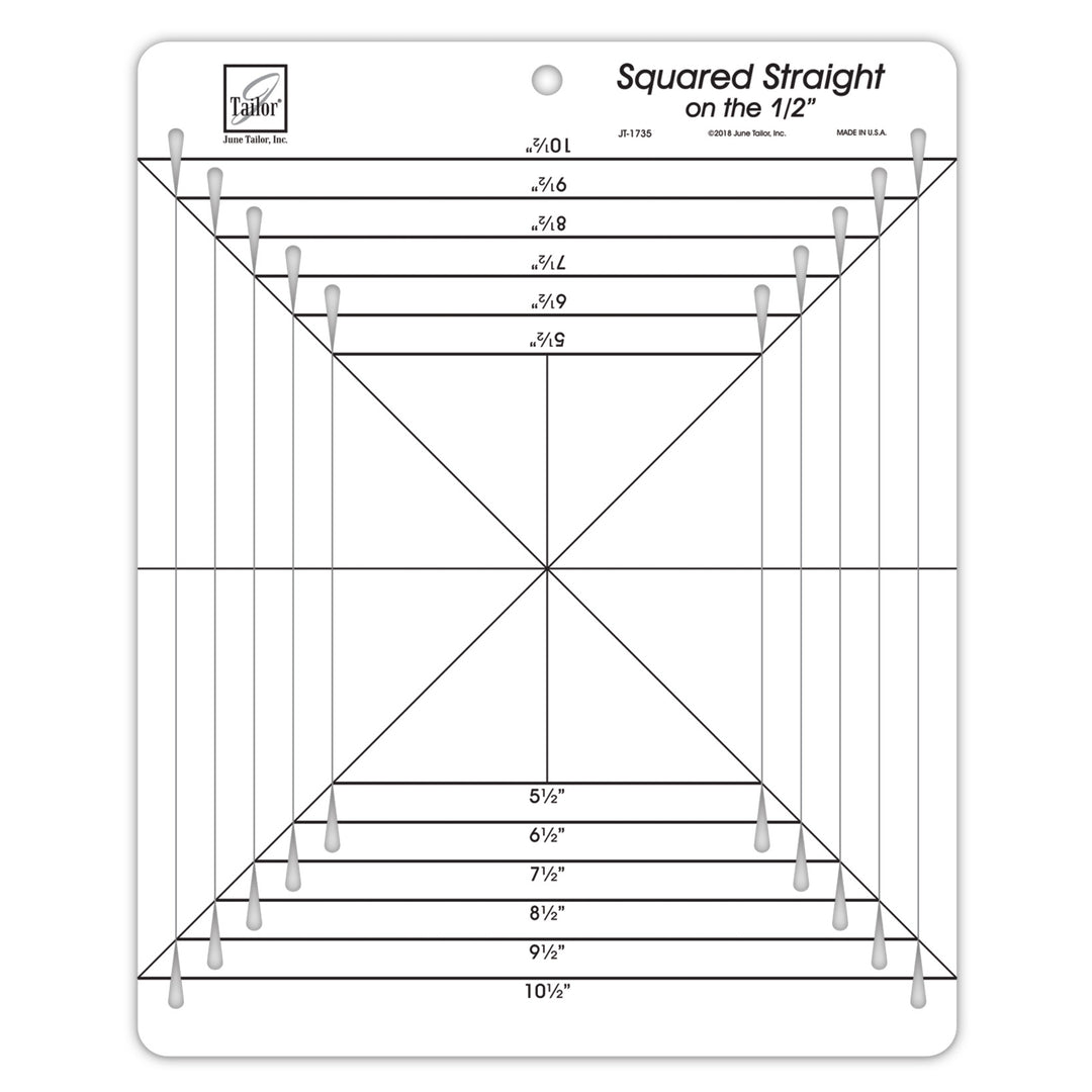 Squared Straight 1/2" Ruler - June Tailor