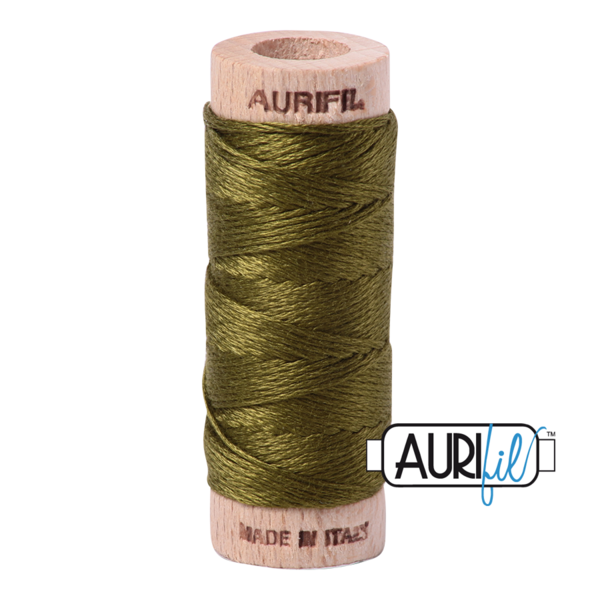 #2887 Very Dark Olive Aurifil Cotton Thread