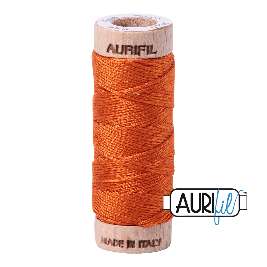 #2235 Orange Aurifil Cotton Thread