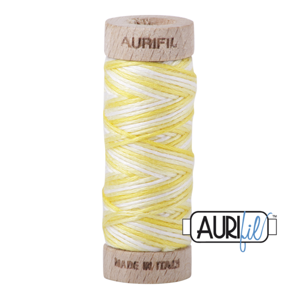 #3910 Lemon Ice Variegated Aurifil Cotton Thread