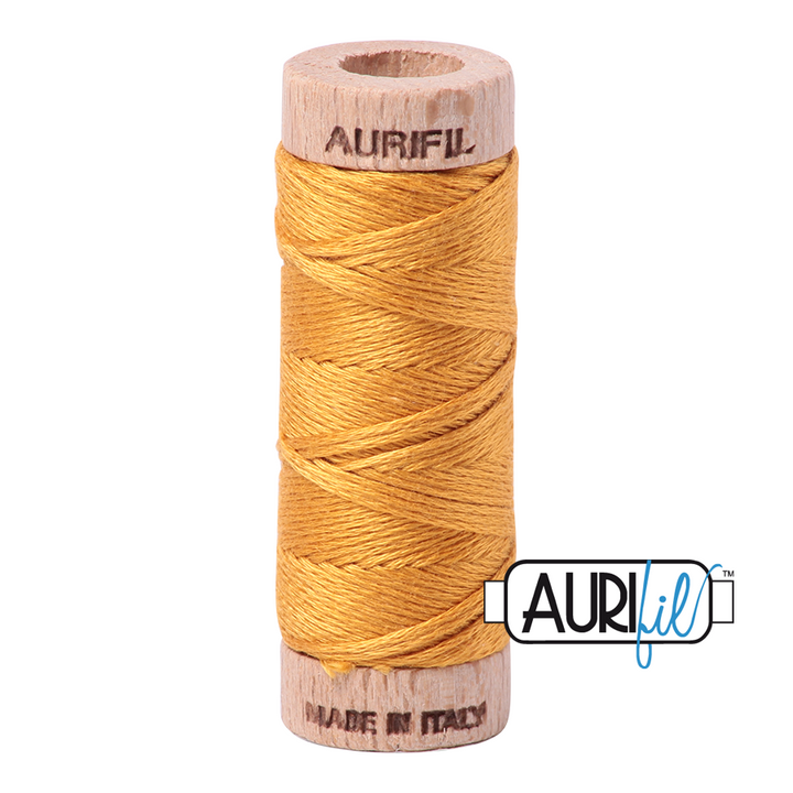 #2140 Orange Mustard Aurifil Cotton Thread