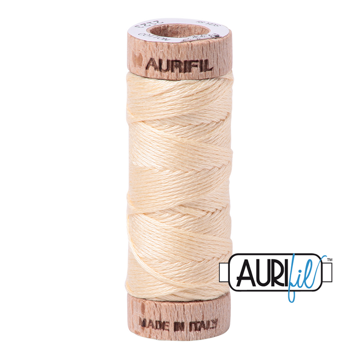 #2123 Butter Aurifil Cotton Thread