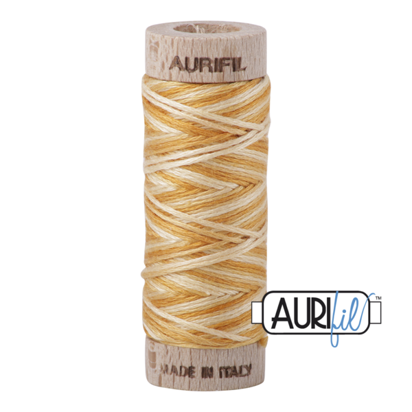 #4150 Creme Brulee Variegated Aurifil Cotton Thread