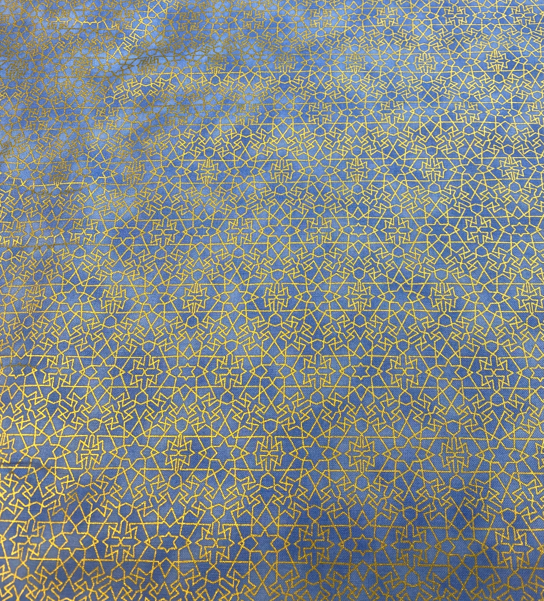 Christmas is Near - Graphic Metallic Blue