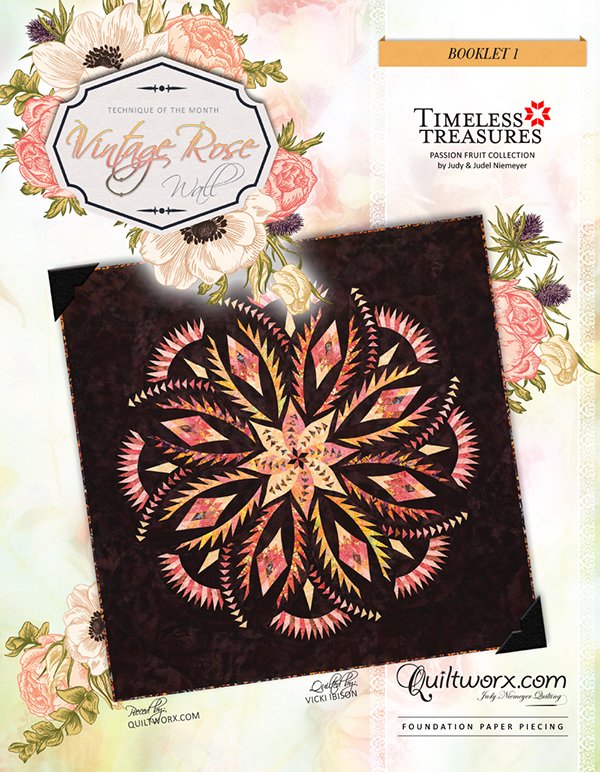Vintage Rose Wall