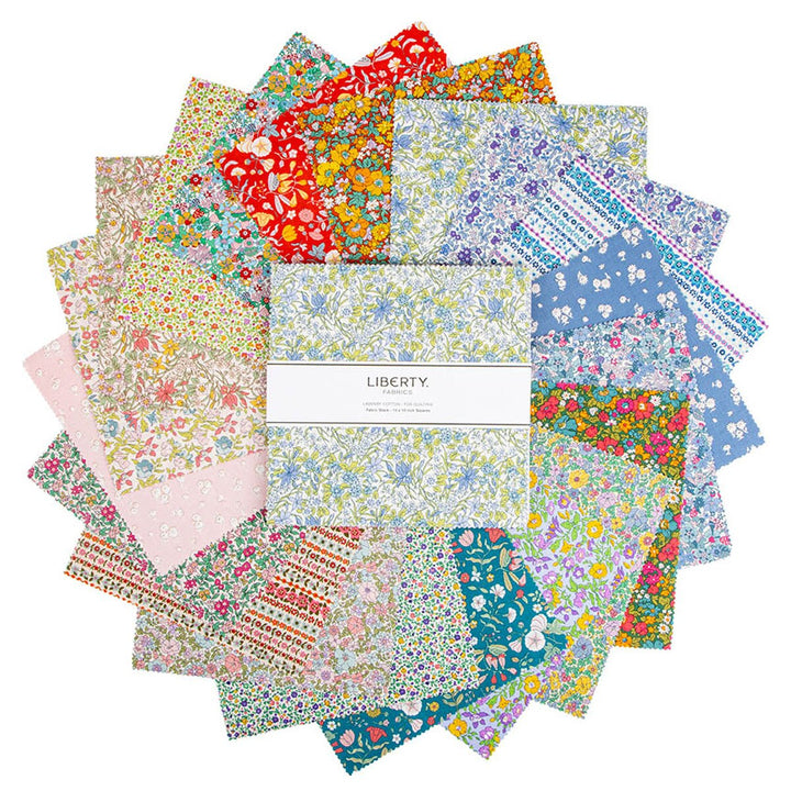 Liberty Fabrics Stacker - Everlasting  - 42 10" Squares