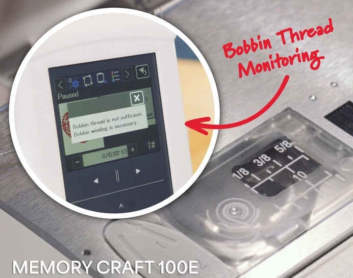 Janome MC100E - Machine Embroidery