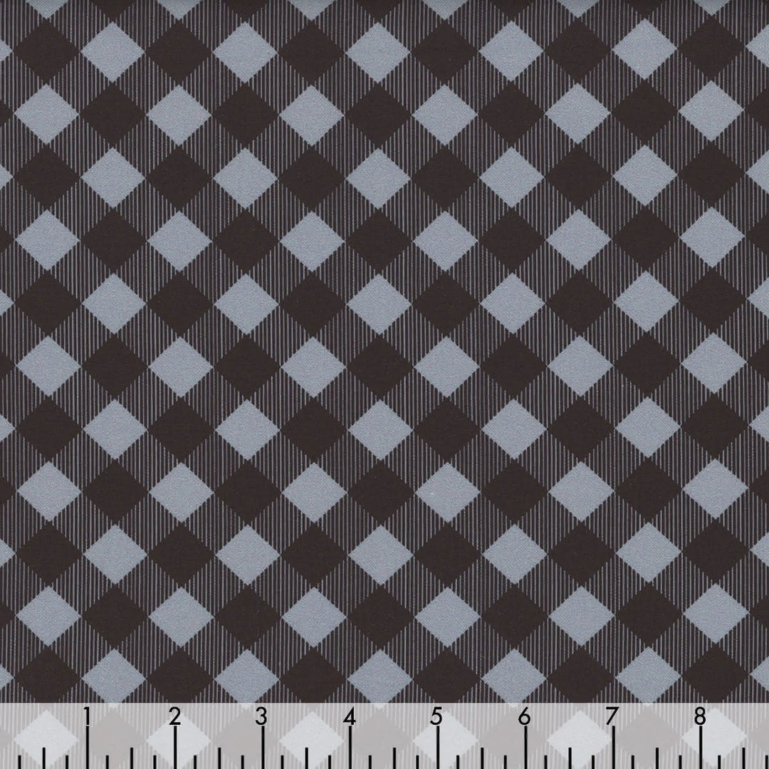 Chillin & Grillin - Gingham Check, Black/Grey - 14359-11