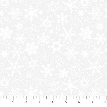 Basically Black + White - Snowfall, White - 10011-10