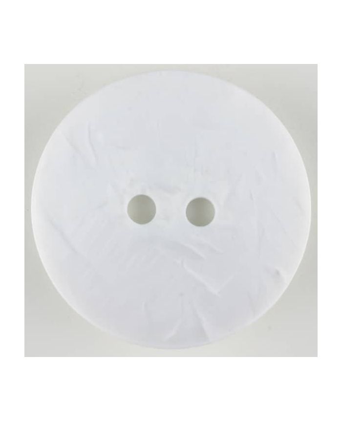 Dill Button 45mm Round White - 390208