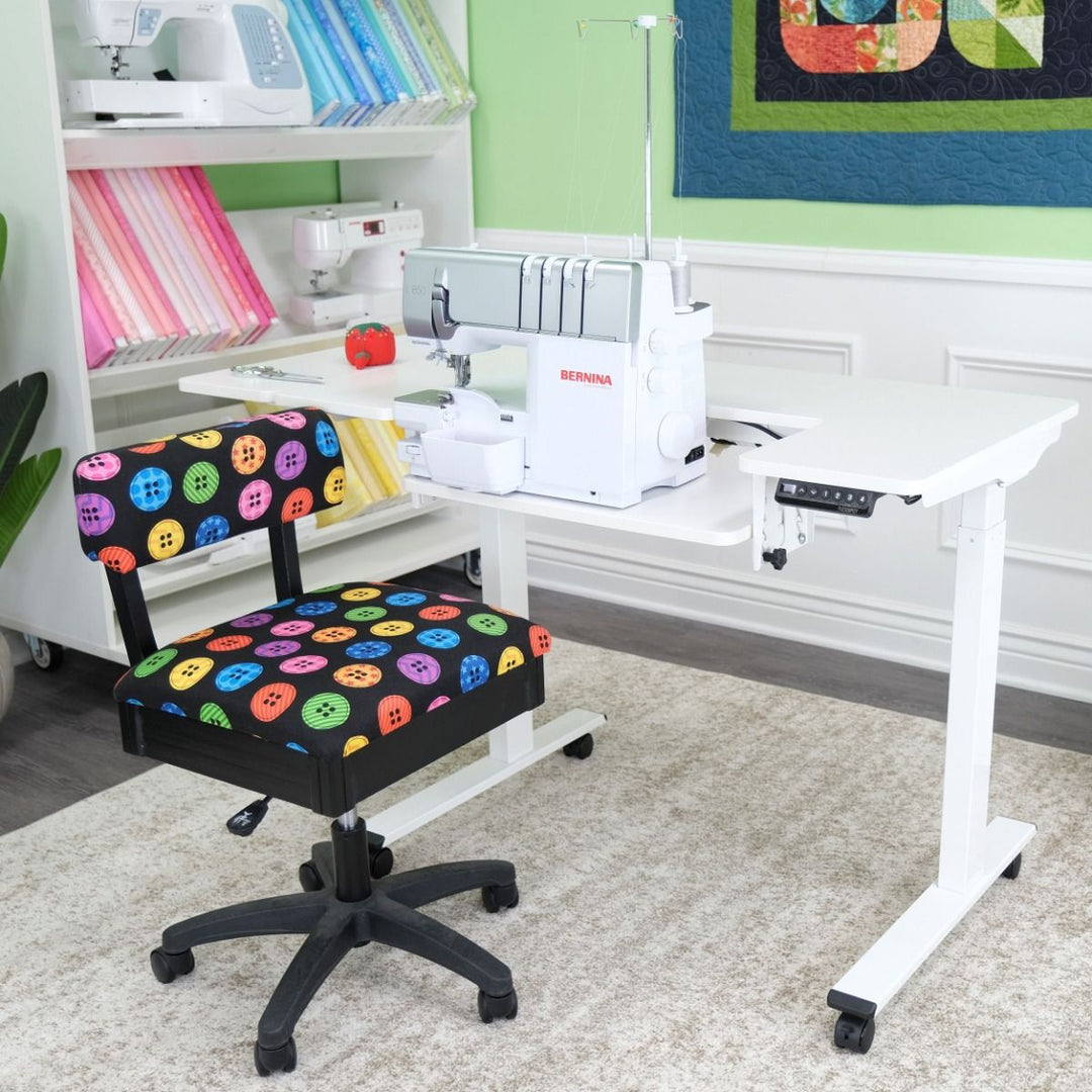 Eleanor Serger & Sewing Table - Adjustable Height