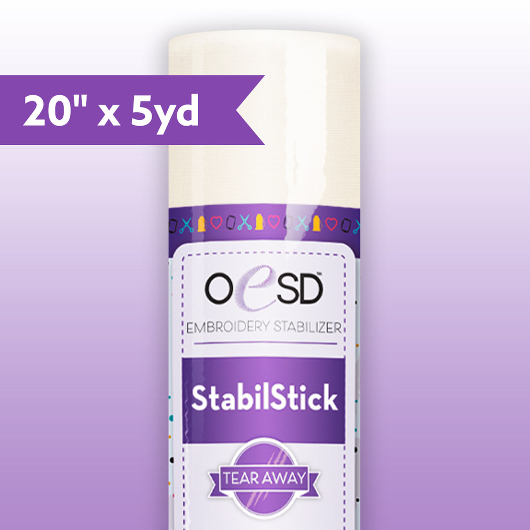 StabilStick - Tear Away Stabilizer - 20" x 5yds