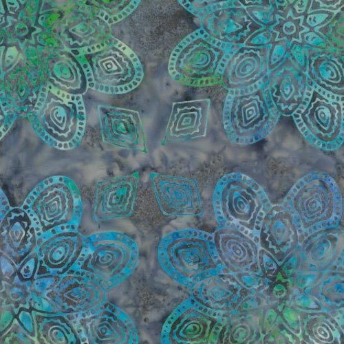 Ocean Mandala Batiks - Tidal Mandela - BA-1606