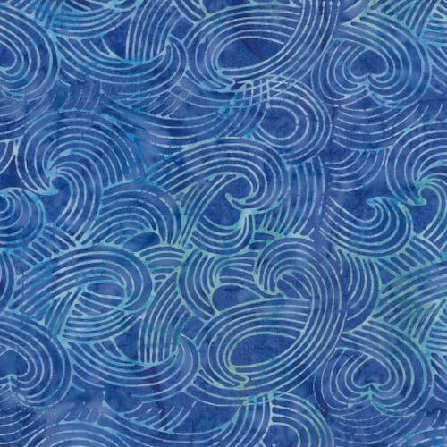 Ocean Mandala Batiks - White Caps - BA-1620