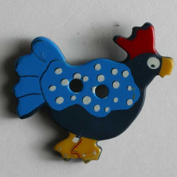 Dill Button 25mm - Rooster