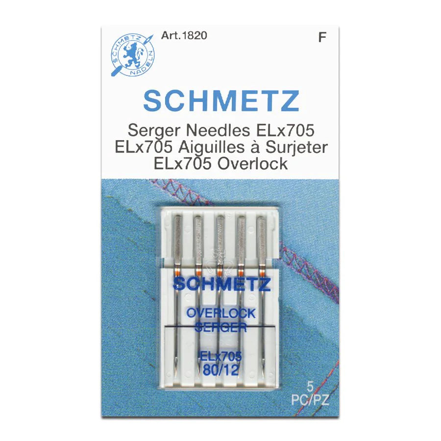 Schmetz Serger Needles 14/90 - package of 5