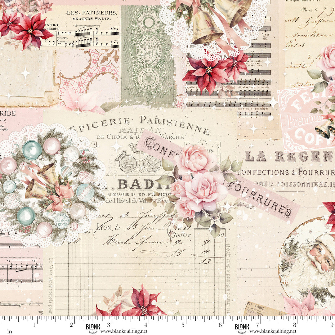 Christmas Magic - Christmas Collage, Ivory - 2015-41