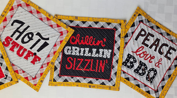 Chenille Potholders Pattern