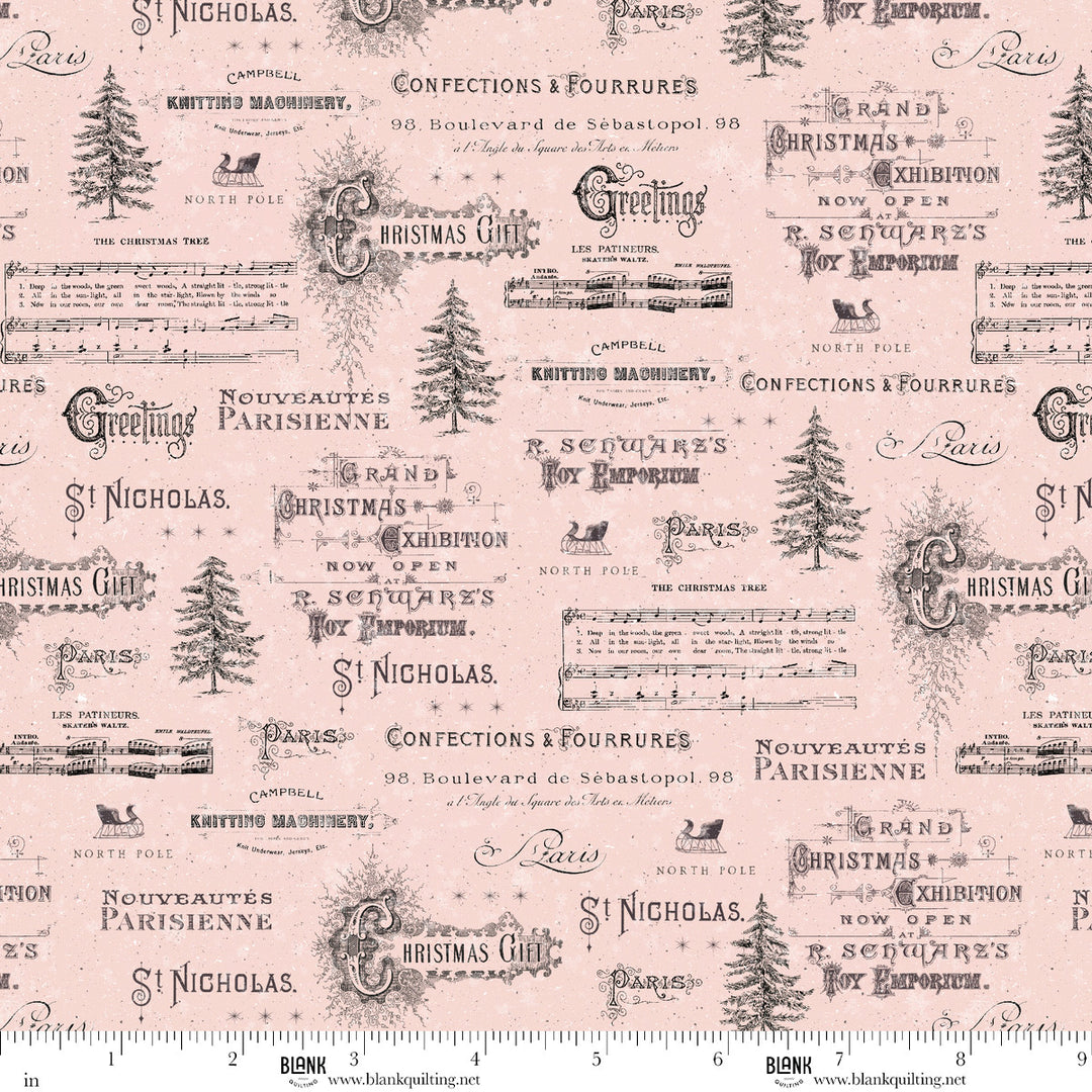 Christmas Magic - Christmas Typography, Pink - 2025-22